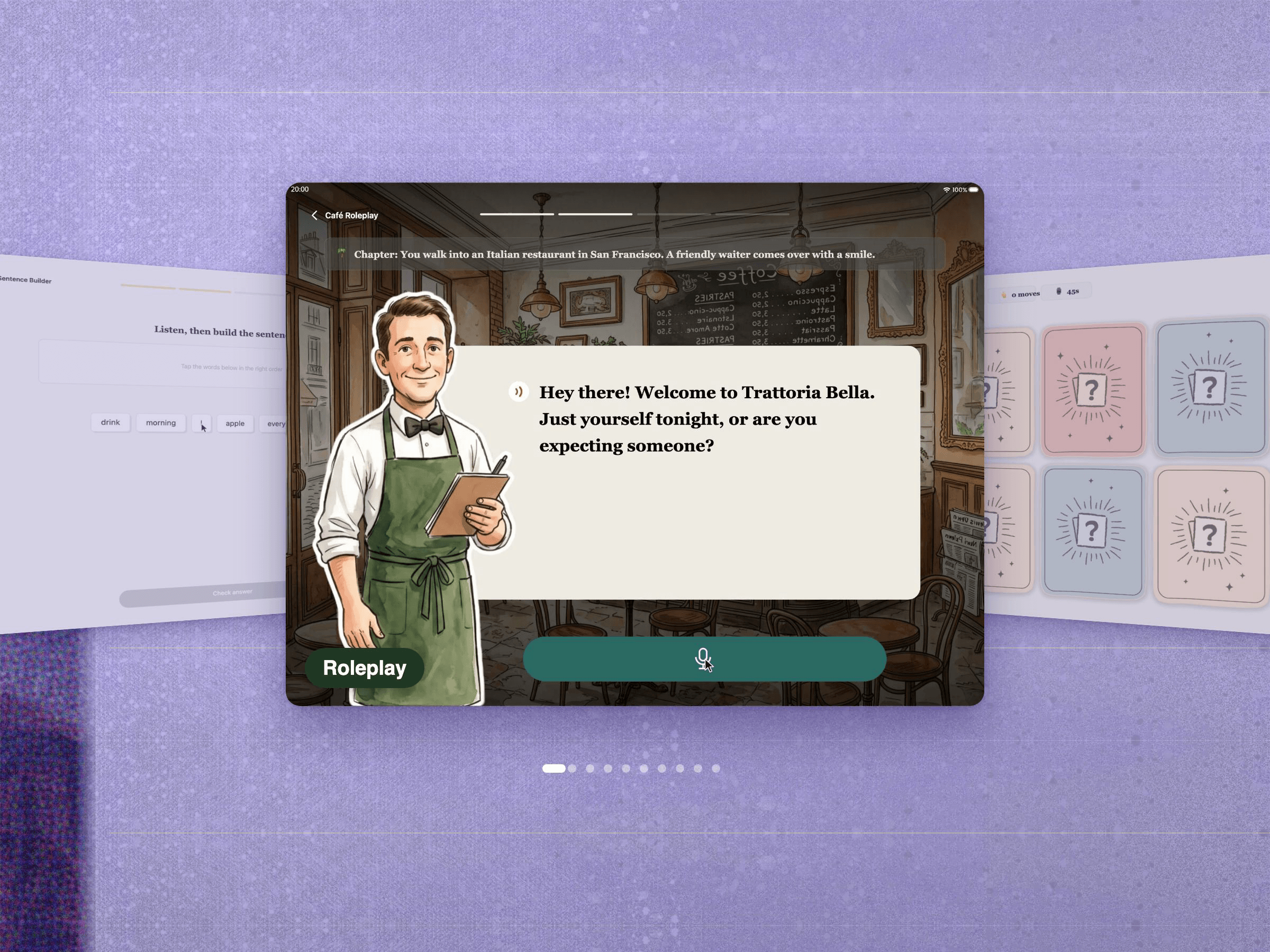 Elphy interactive learning activities and feedback.